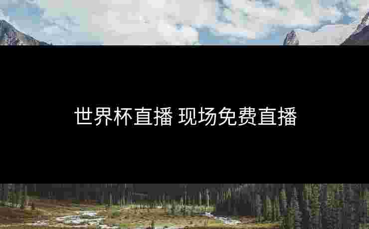 世界杯直播 现场免费直播